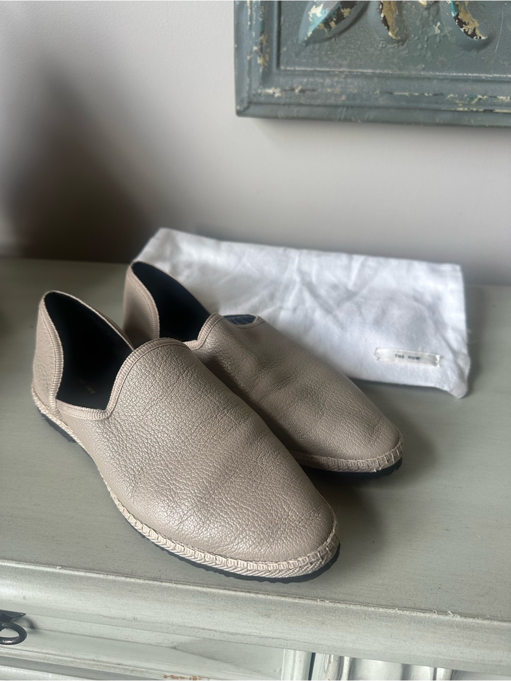 The row friulane nuage women’s leather loafers shoes with dust bag 38